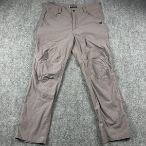 Neptune Amphibious Pants Mens 36x32 Brown Cargo Outdoor Hiking Casual Travel